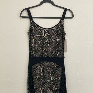 Elegant Black Lace Dress